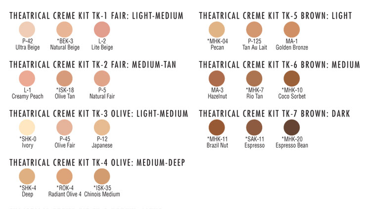 Ben Nye Professional Cream Makeup Kit-103260
