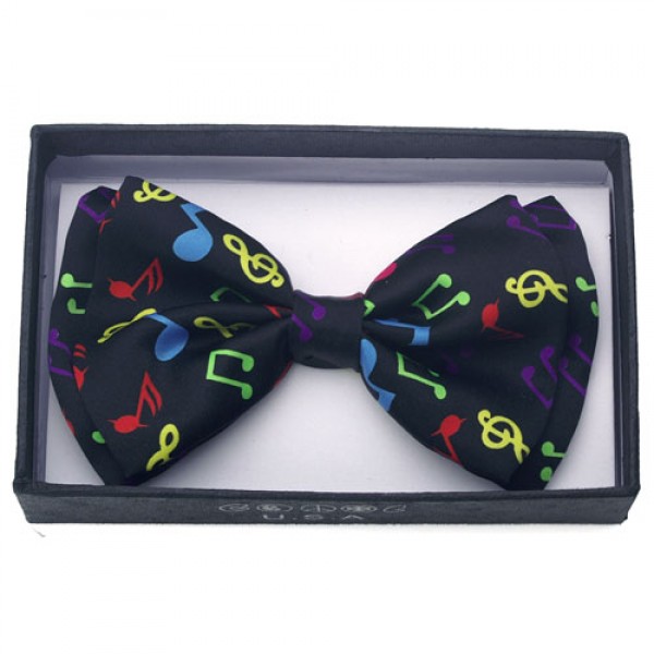 Multi Music Note Bow Tie -0