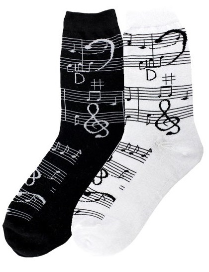 Music Notes Women's Socks-0