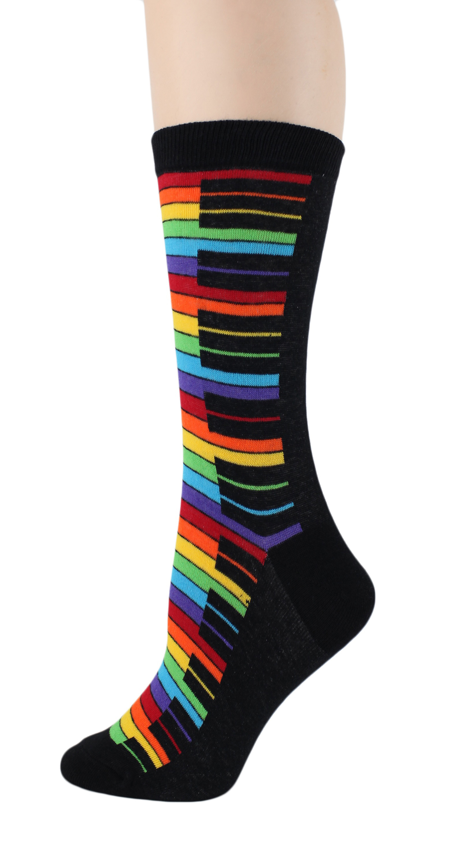 Rainbow Piano Women's Socks-0