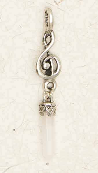 Crystal Music Note Necklace Assorted-0